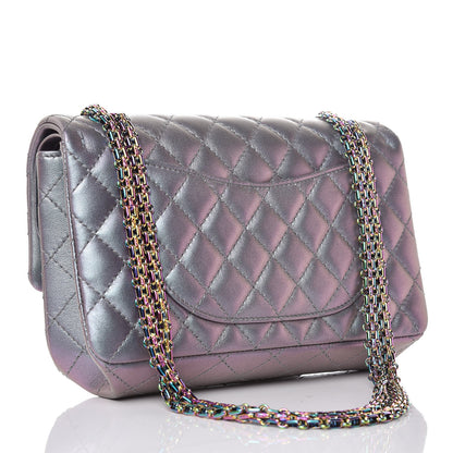 Chanel Iridescent Lambskin Quilted 2.55 Reissue 225 Flap Light Purple 4 of 11
