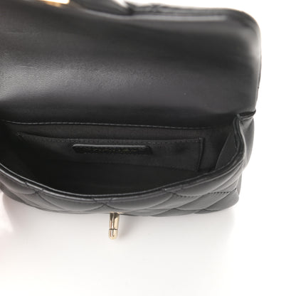 Chanel Lambskin Quilted Mini My Precious Waist Bag Black 5 of 9