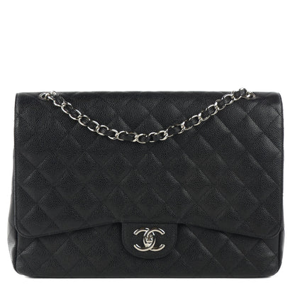 Chanel Caviar Quilted Maxi Double Flap Black 1 of 8