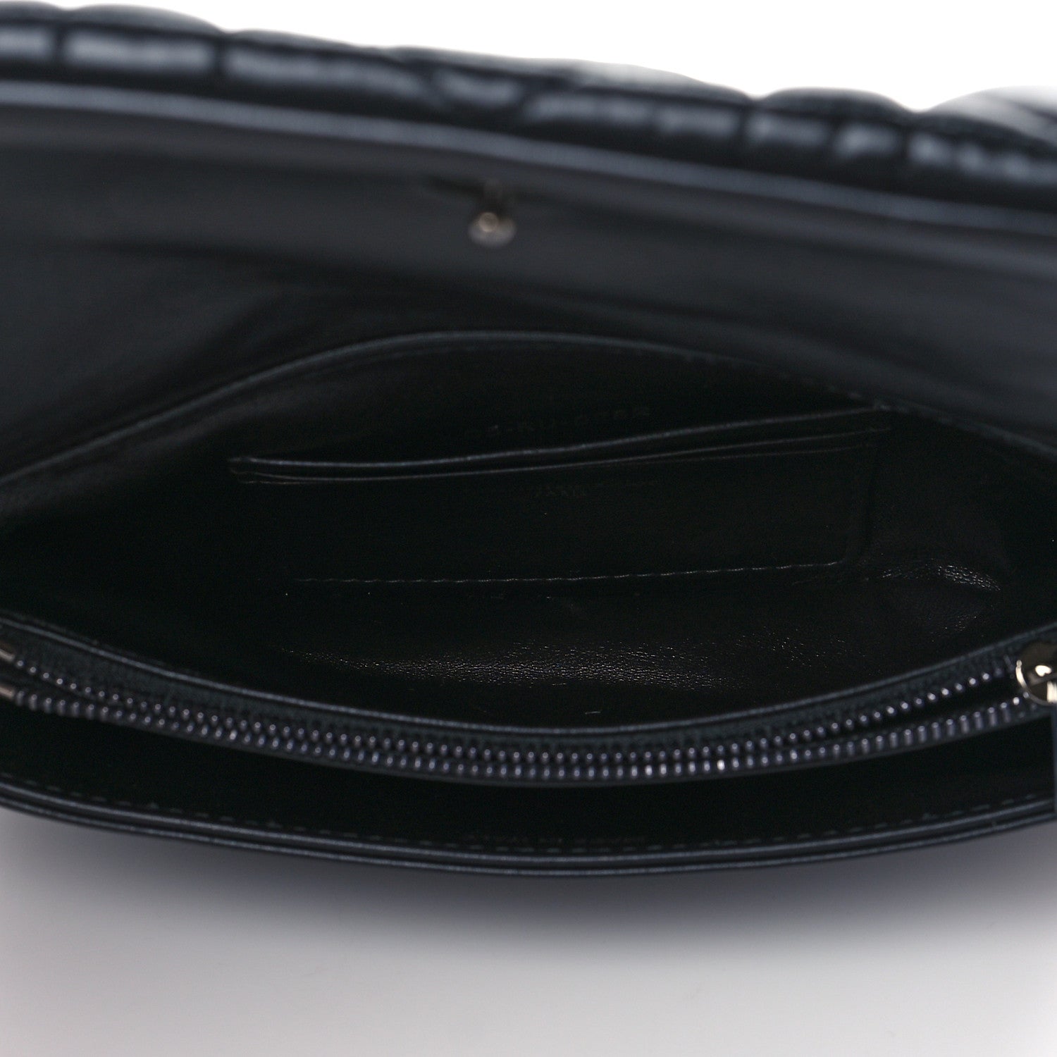 Christian Dior Calfskin Macrocannage Mini Caro Bag Black 5 of 9
