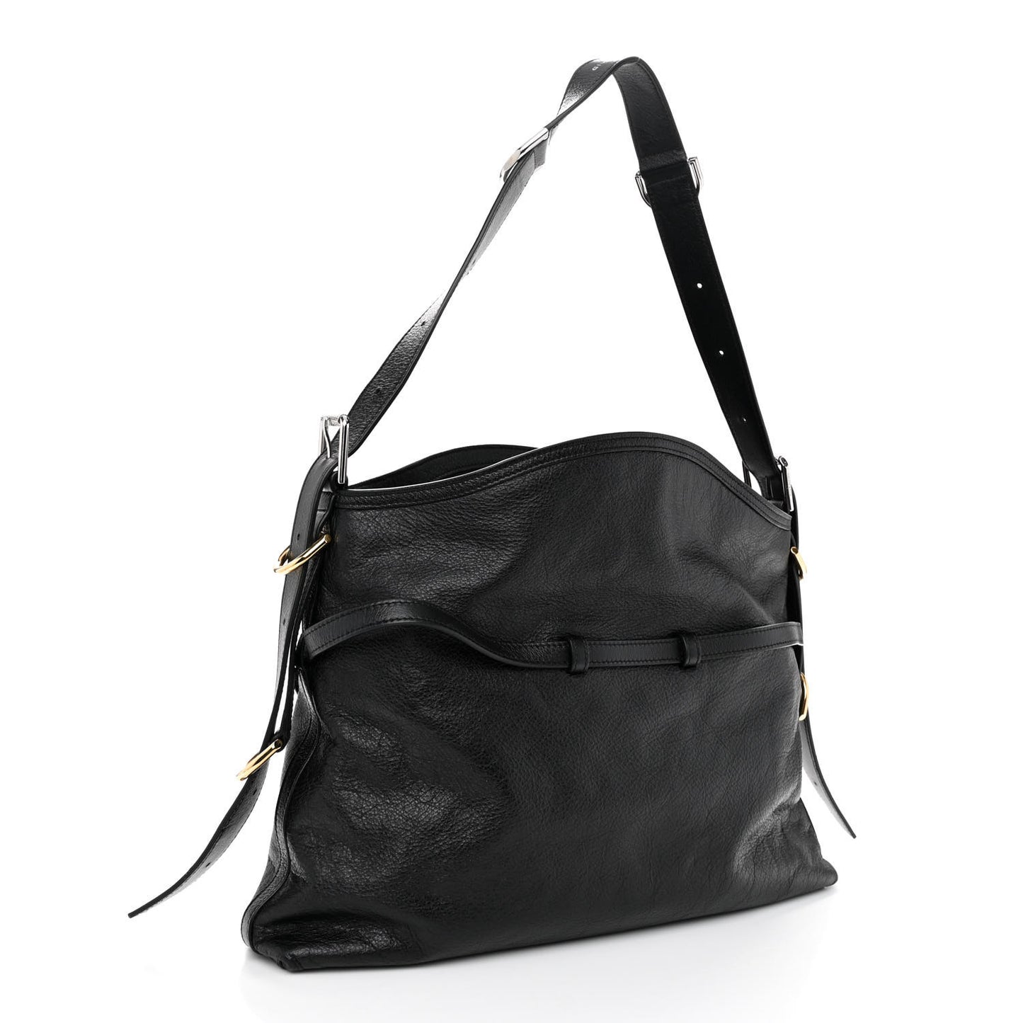 Calfskin Medium Voyou Bag Black