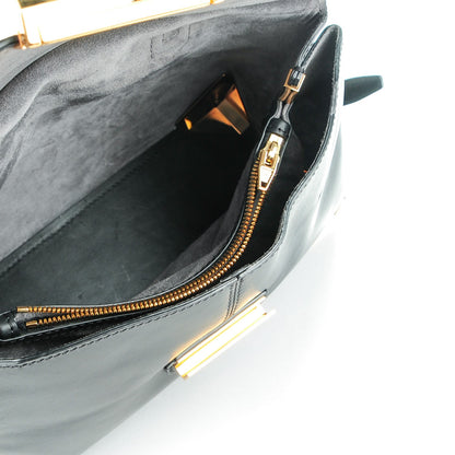Alexander Wang Calfskin Large Marion Black Pale Gold Hardware 5 of 7