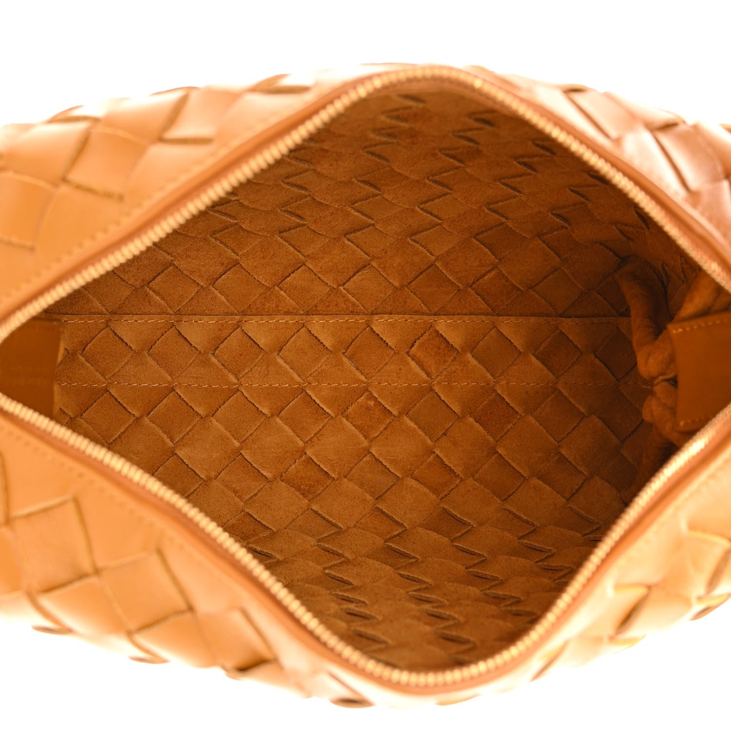 Bottega Veneta Nappa Intrecciato Small Loop Camera Bag Camel 5 of 9