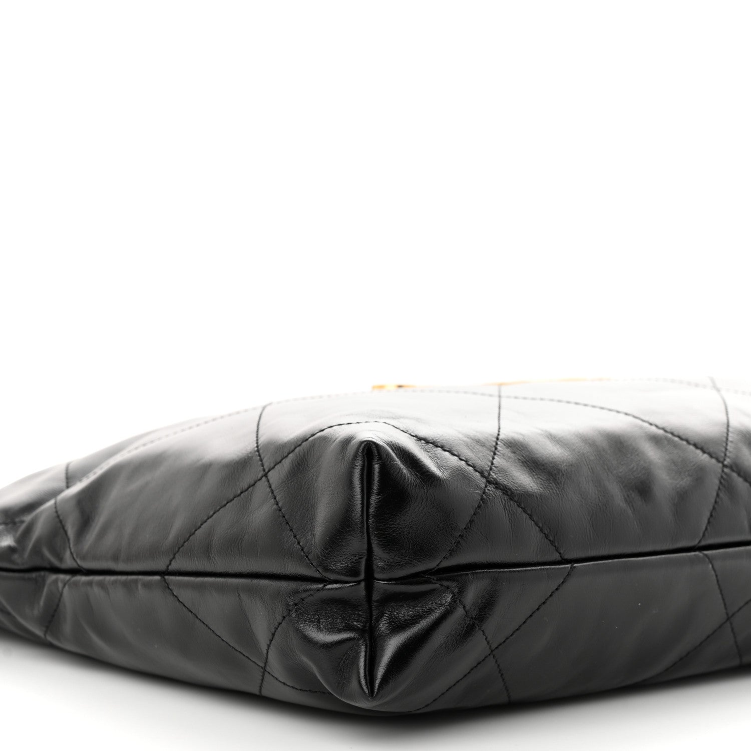 Chanel Shiny Calfskin Quilted Small Chanel 22 Black 10 of 11
