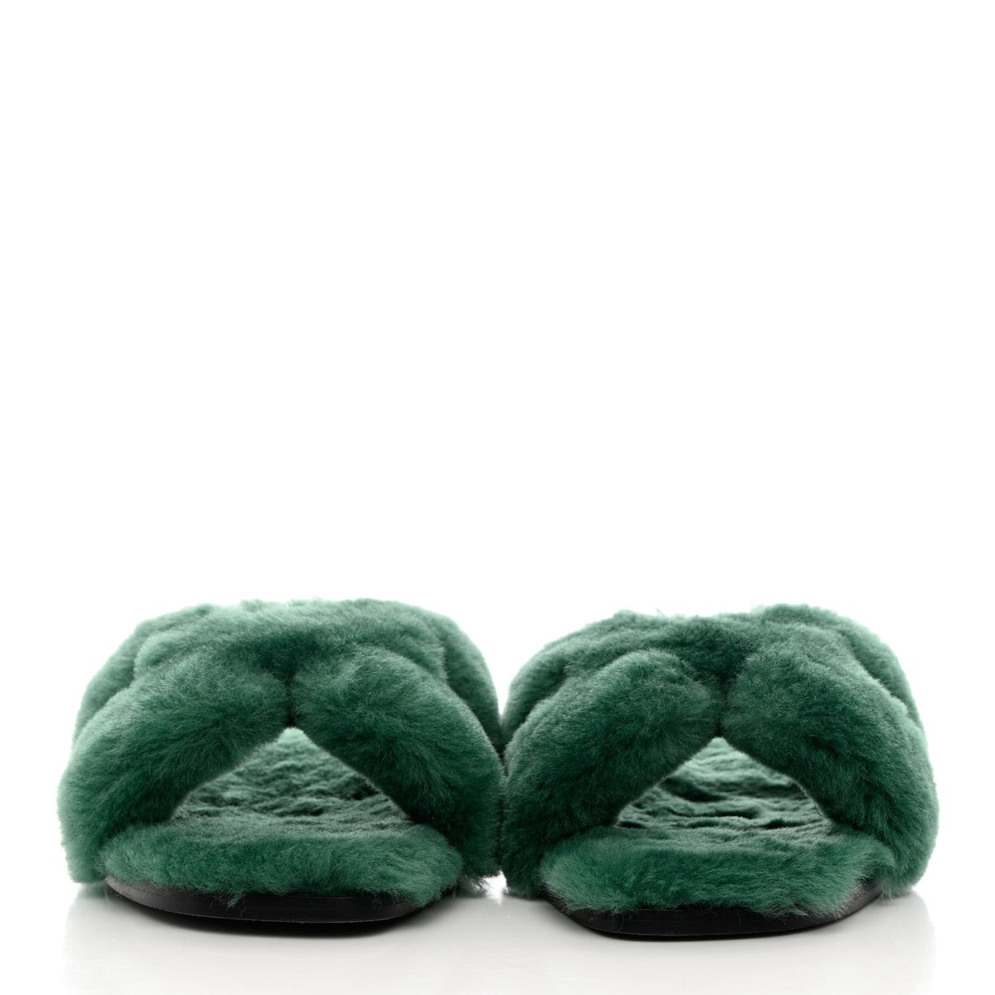 Woolskin Oran Sandals 38.5 Vert Anglais