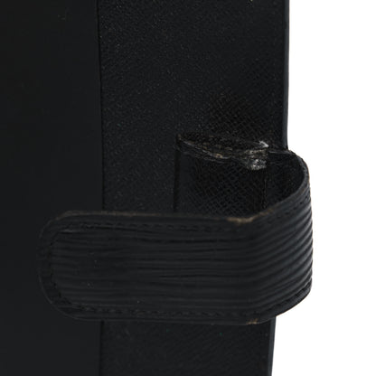 Louis Vuitton Epi Medium Ring Agenda Cover Black 6 of 8