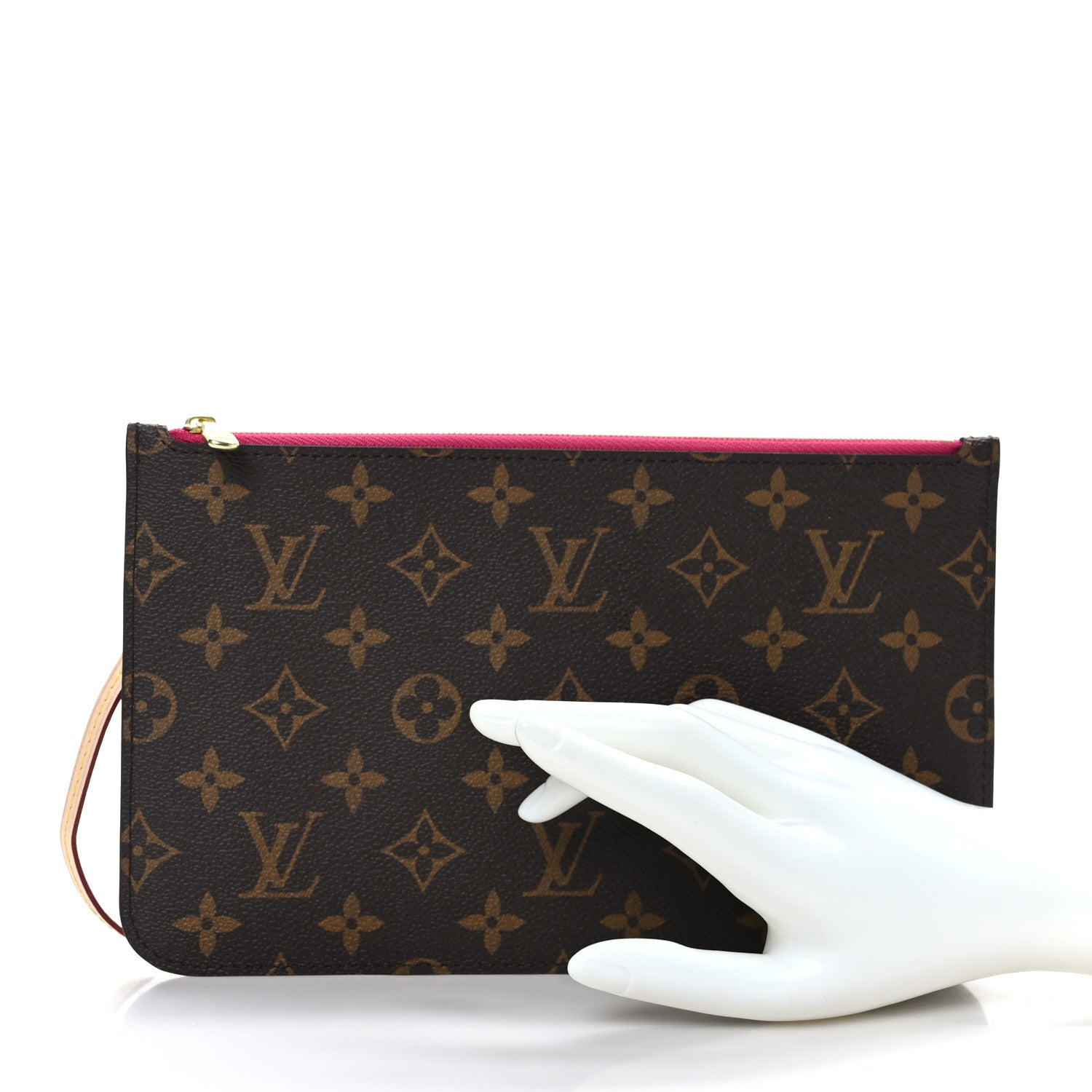 Louis Vuitton Monogram Neverfull MM GM Pochette Pivoine 2 of 6