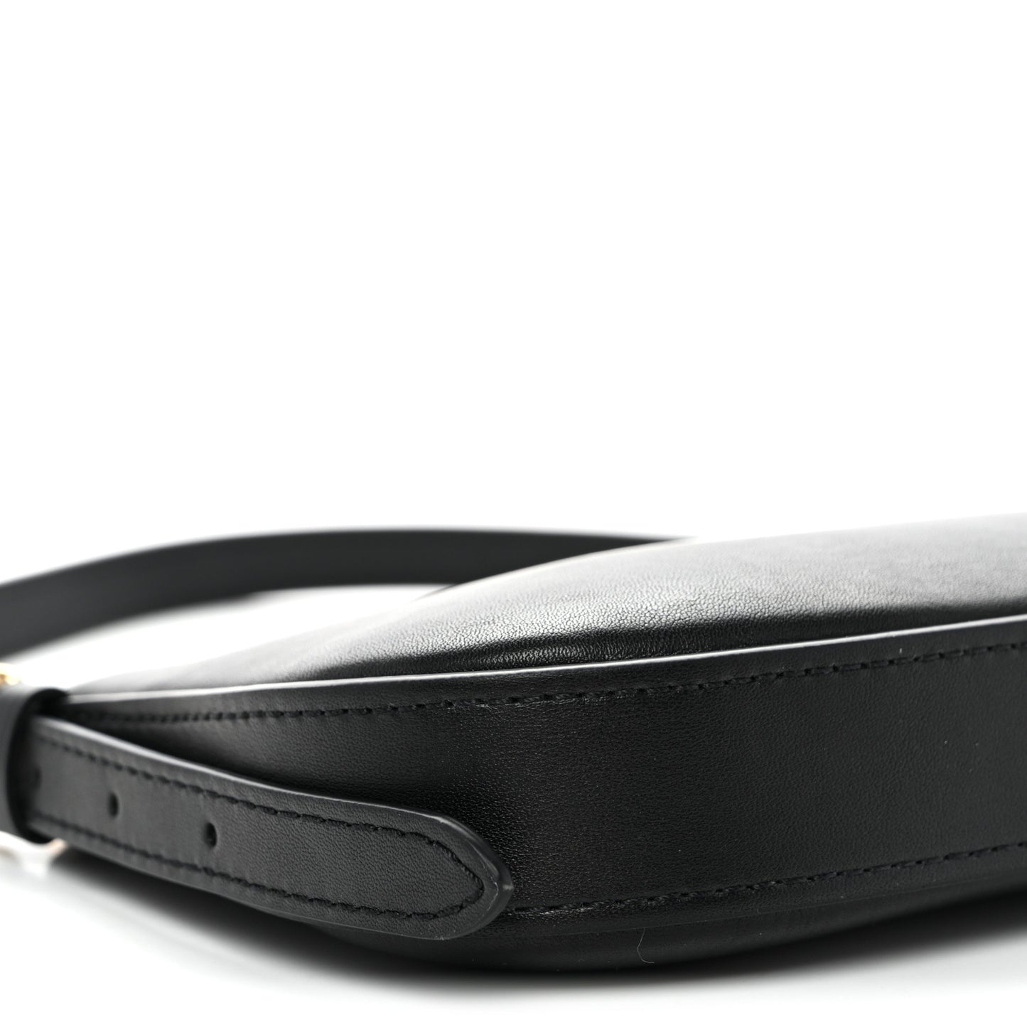 Calfskin LV Bloom Pochette Black
