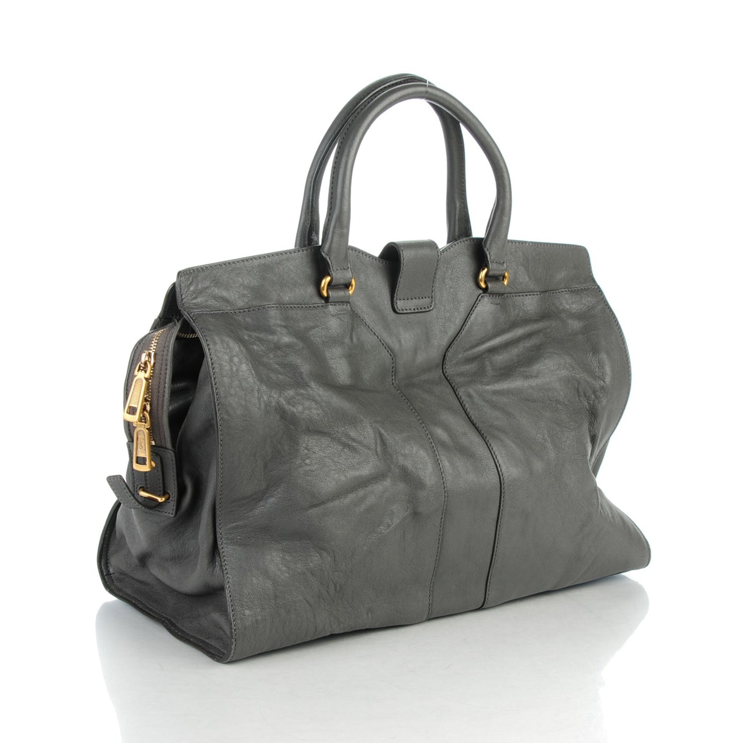 Sheepskin Large Cabas ChYc Grey