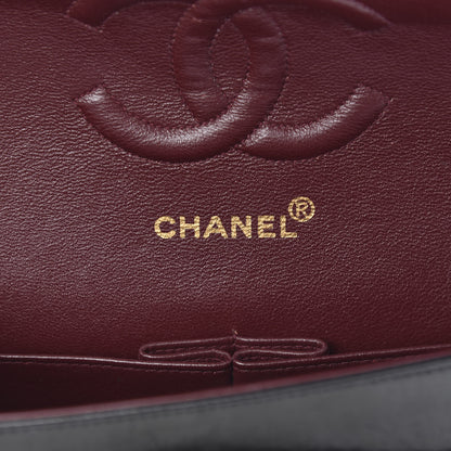 Chanel Lambskin Quilted Medium Double Flap Black 6 of 16