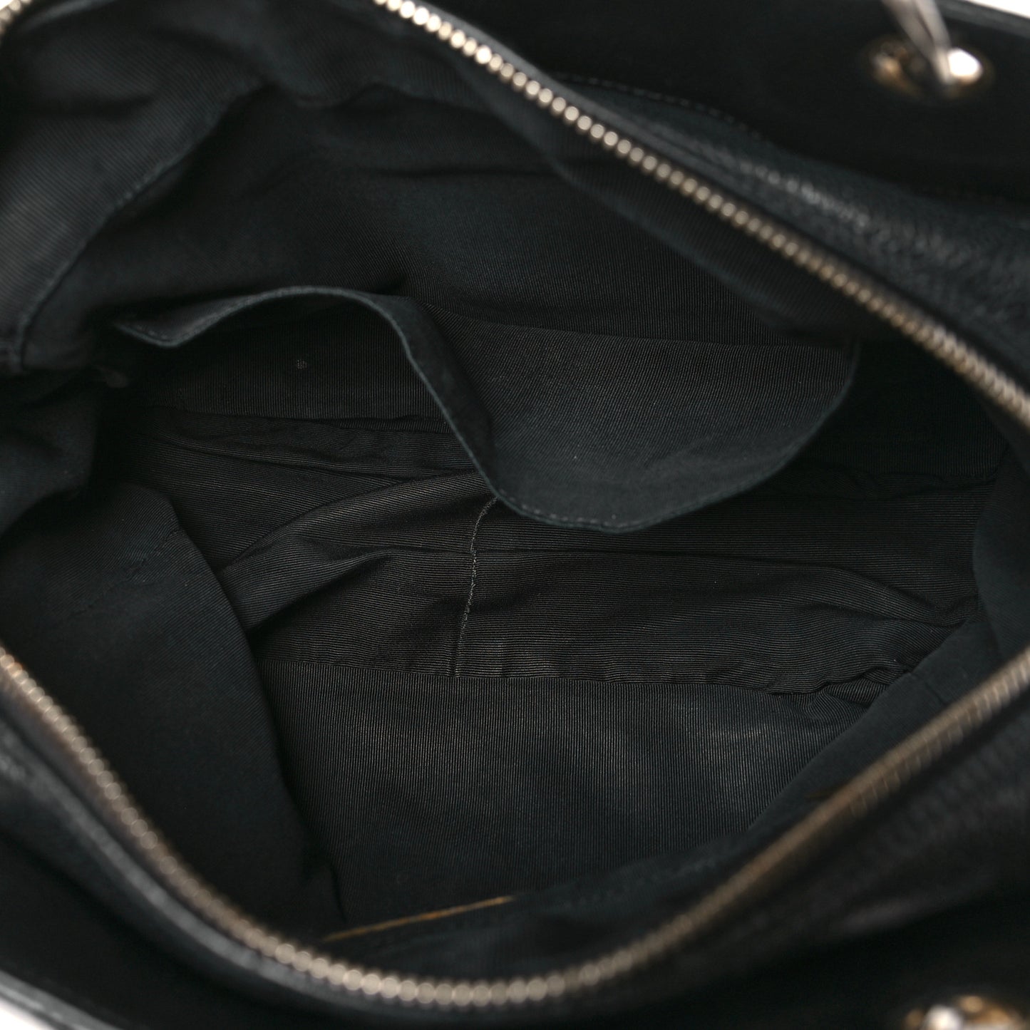 Caviar Quilted Petit Timeless Tote PTT Black