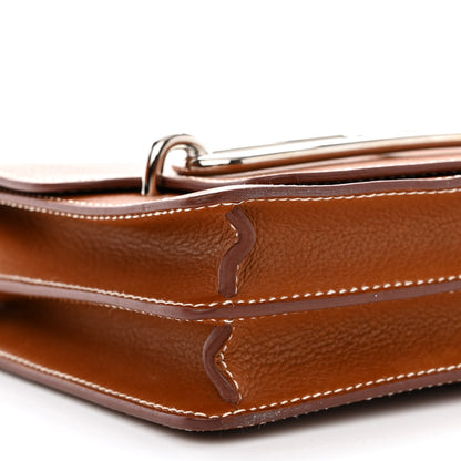Hermes Barenia Faubourg Mini Sac Roulis Fauve 9 of 11