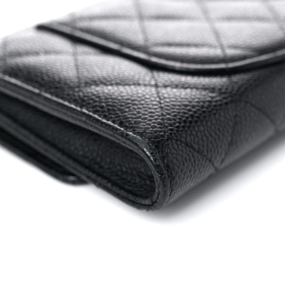 Chanel Caviar Quilted Travel Wallet Black 15 of 16