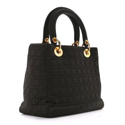 Christian Dior Nylon Cannage Medium Lady Dior Dark Brown 3 of 10