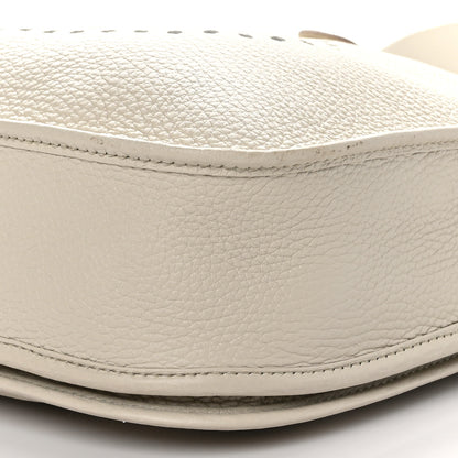 Hermes Taurillon Clemence Evelyne III PM Craie 9 of 10