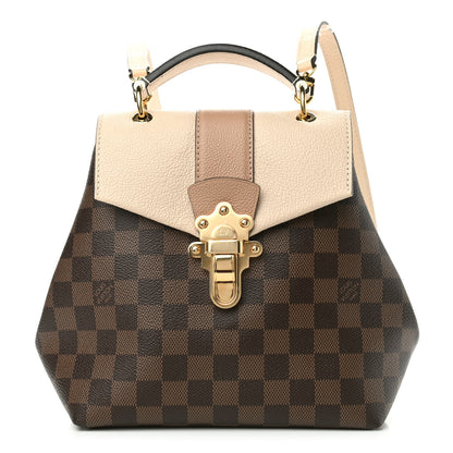 Louis Vuitton Damier Ebene Clapton Backpack Creme 1 of 10