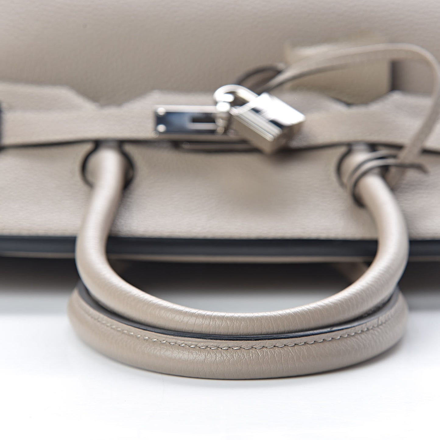 Taurillon Clemence Birkin 35 Gris Tourterelle