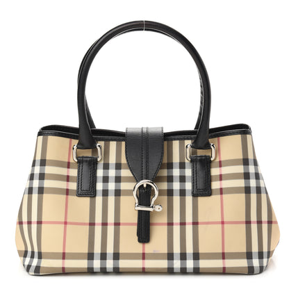 Burberry House Check Buckle Tote Black 1 of 10