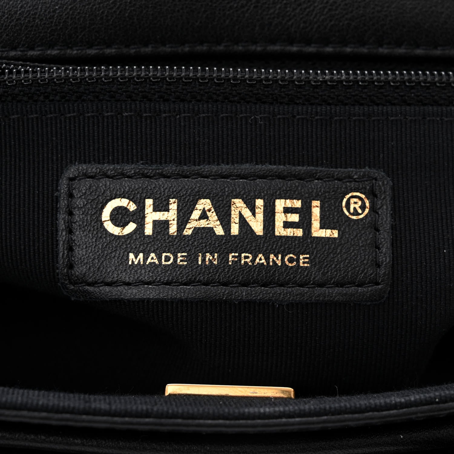 Chanel Calfskin Quilted CC Chain Flap Black 6 of 10
