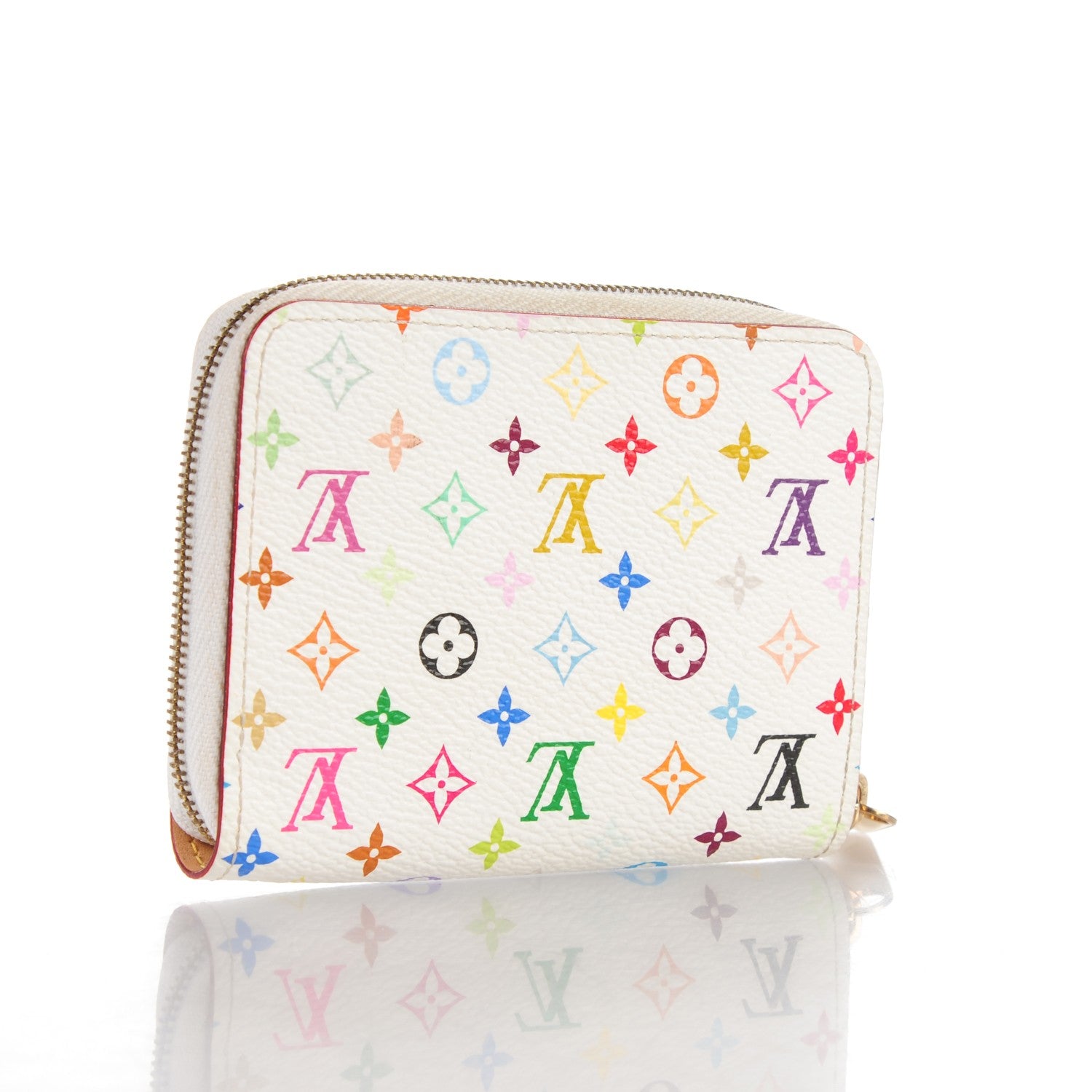 Louis Vuitton Monogram Multicolor Zippy Coin Purse White 3 of 7