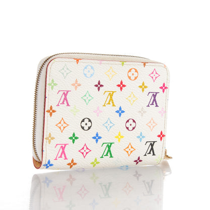 Louis Vuitton Monogram Multicolor Zippy Coin Purse White 3 of 7