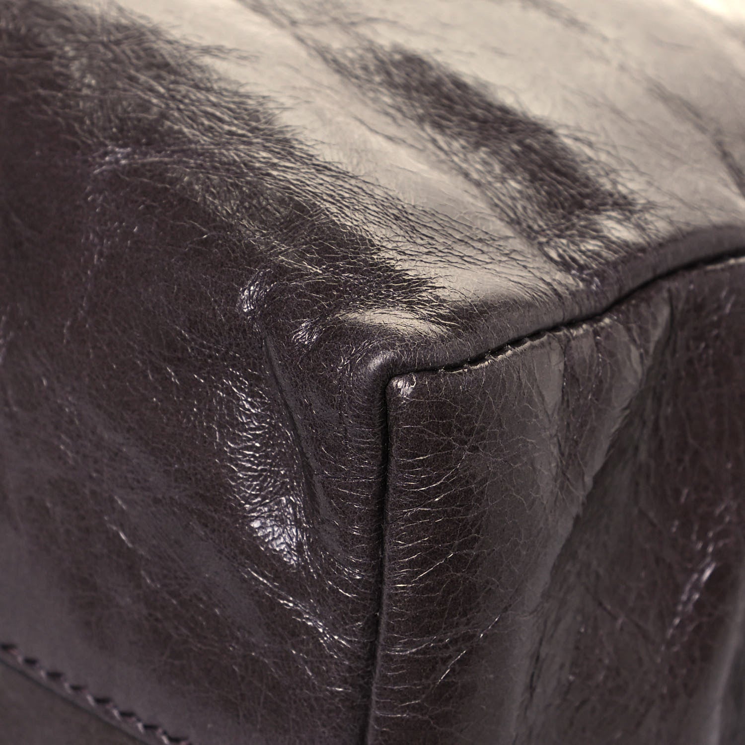Miu Miu Vitello Shine Shopping Tote Fumo 11 of 11