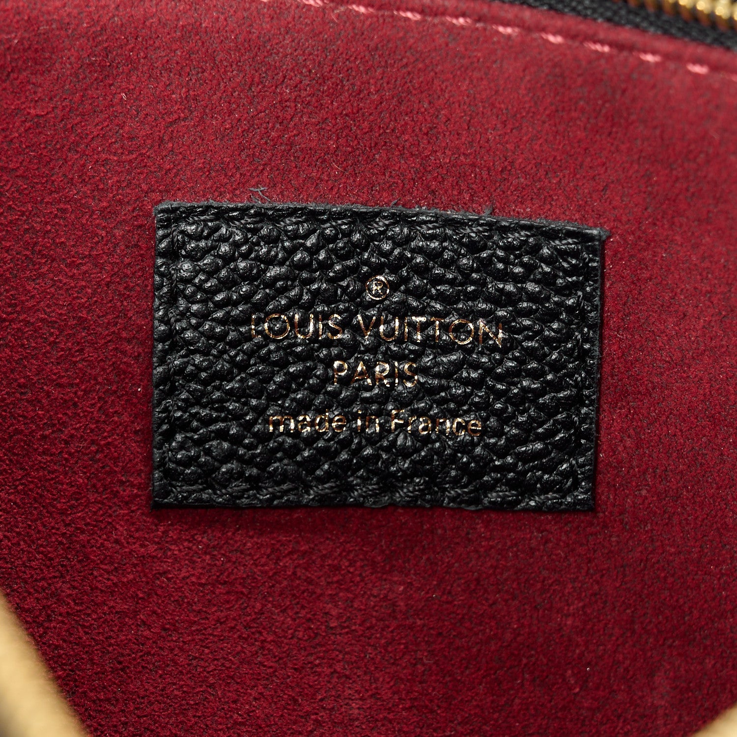 Louis Vuitton Empreinte Monogram Giant Multi Pochette Accessories Black Beige 8 of 14