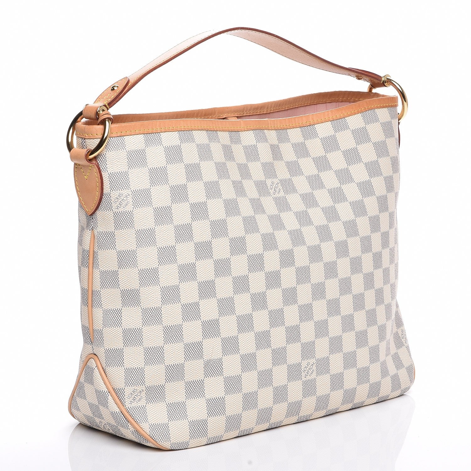 Louis Vuitton Damier Azur Delightful PM Rose Ballerine 3 of 9