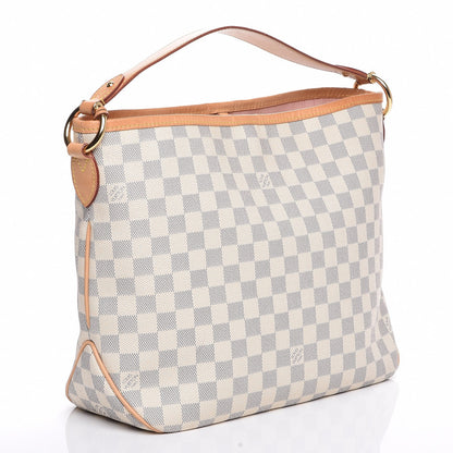 Louis Vuitton Damier Azur Delightful PM Rose Ballerine 3 of 9