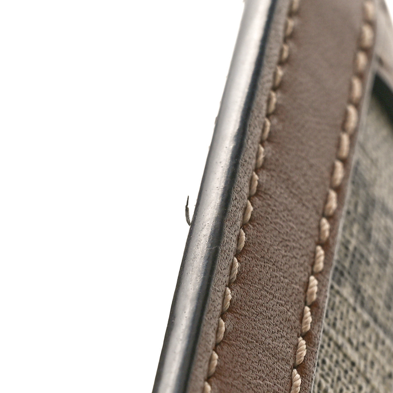 GG Supreme Monogram Medium Padlock Tote Beige Cuir