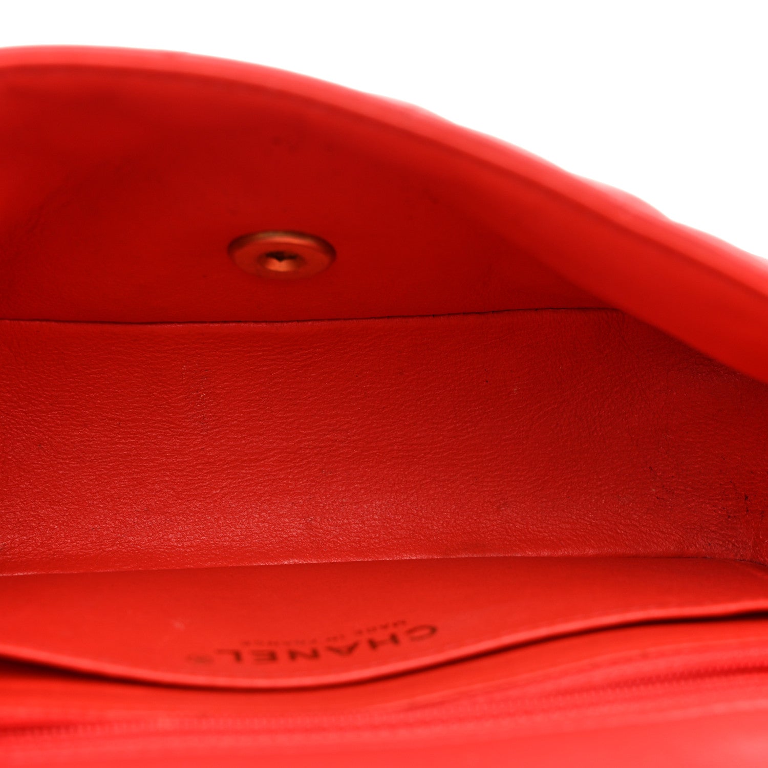 Chanel Lambskin Quilted Mini Rectangular Flap Coral 5 of 17