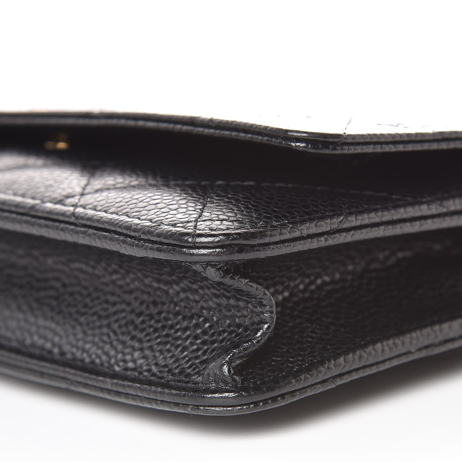 Chanel Caviar Quilted Wallet On Chain WOC Black 10 of 11