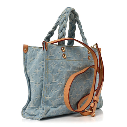 Louis Vuitton Monogram Washed Denim Let Go PM Sky Blue 3 of 9