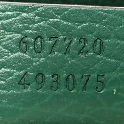 Gucci Dollar Calfskin Interlocking G Crossbody Bag Emerald 8 of 12