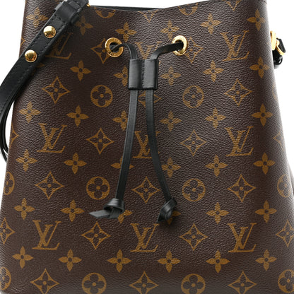 Louis Vuitton Monogram Neonoe MM Black 7 of 9