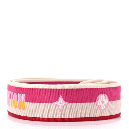 Louis Vuitton Jacquard Speedy Bandouliere 20 Shoulder Strap Fuchsia 2 of 3