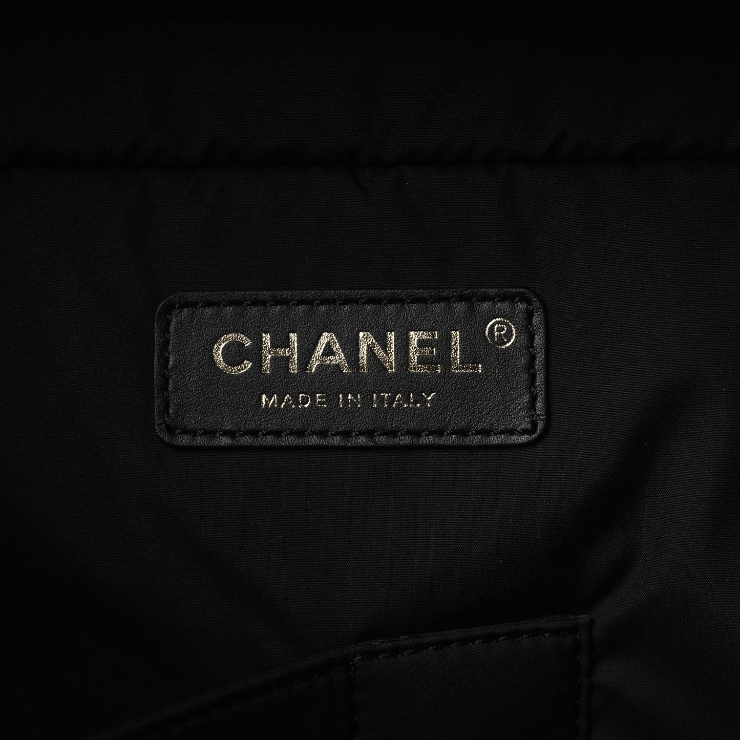 Shiny Grained Calfskin Quilted Large Travel Bowling Bag Black