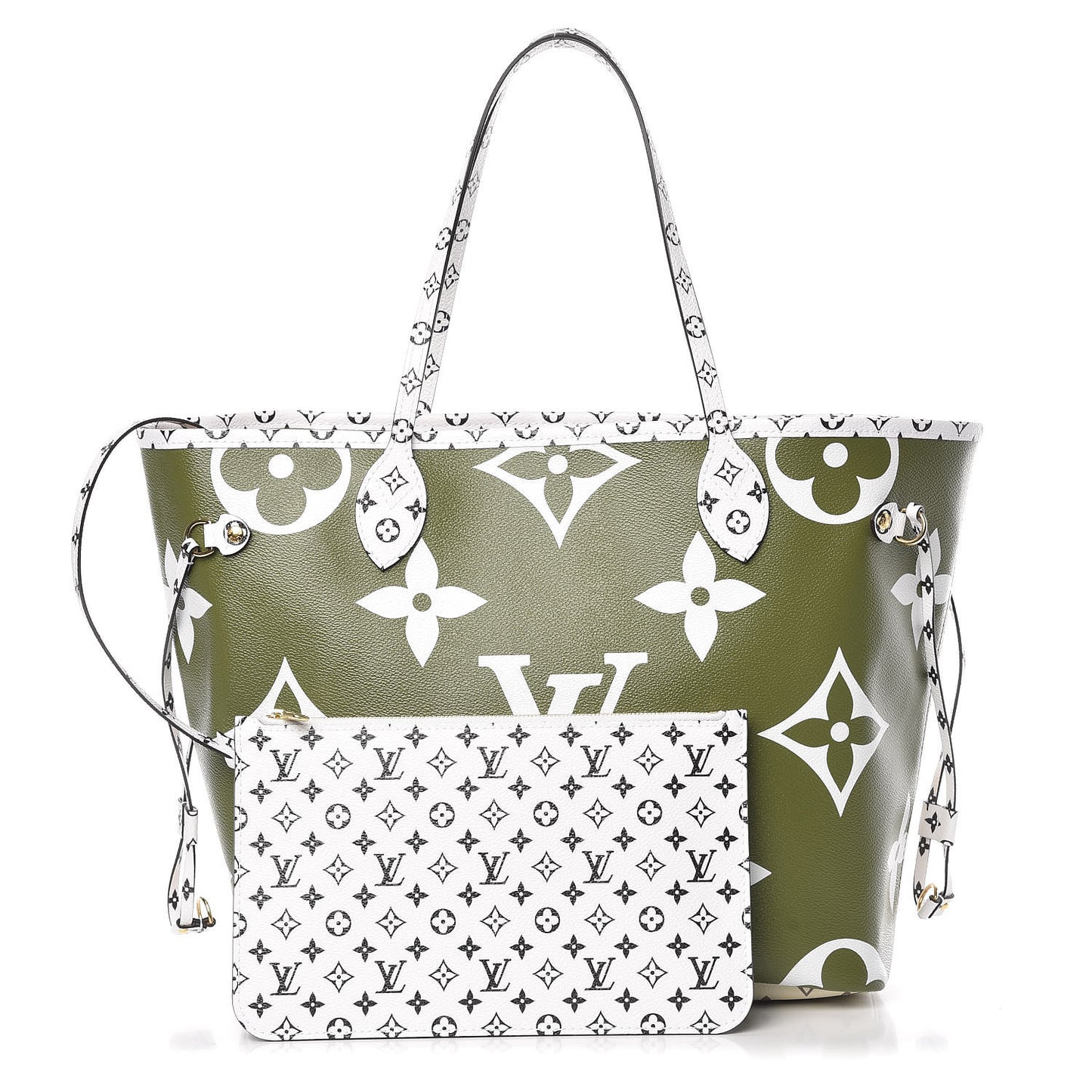 Monogram Giant Neverfull MM Kaki