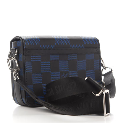 Louis Vuitton Damier Graphite 3D Studio Messenger Navy 2 of 8