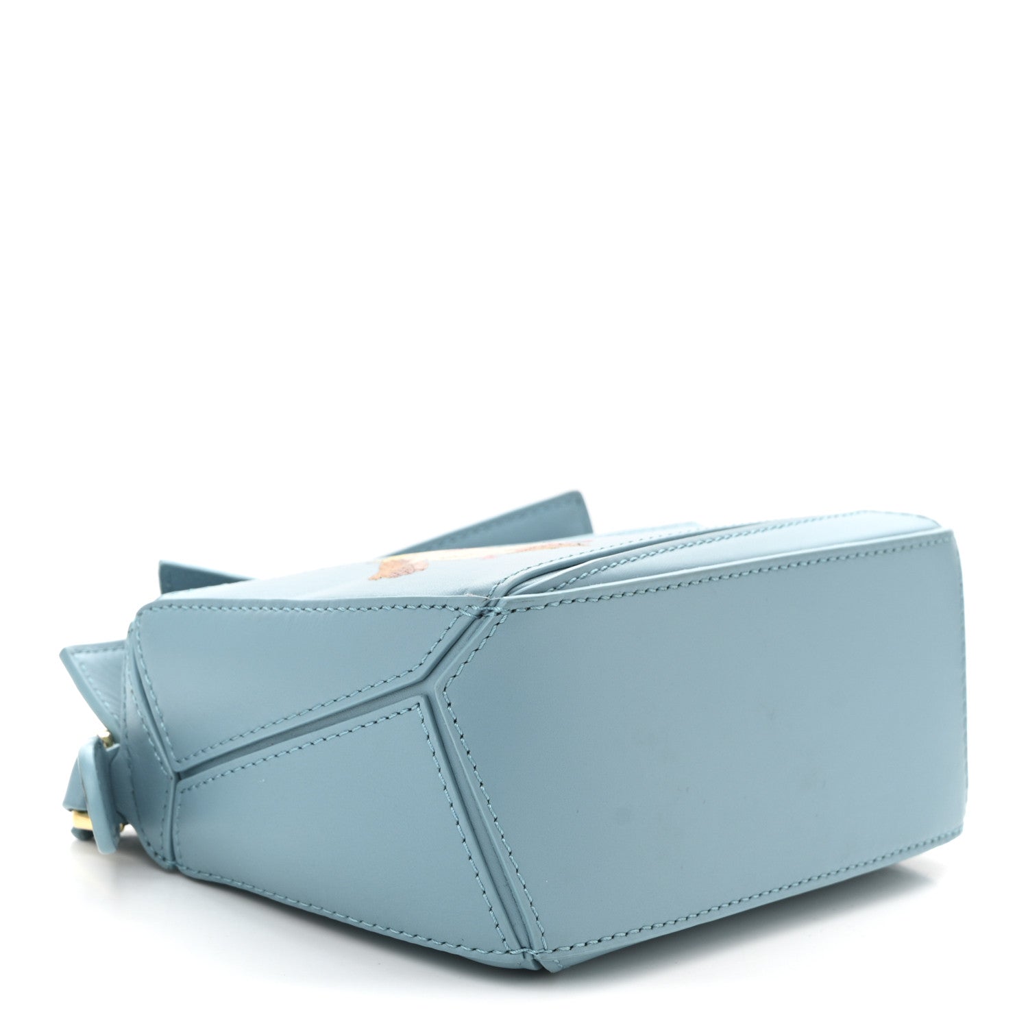 Loewe X HOWLS MOVING CASTLE Satin Calfskin Mini Heen Puzzle Bag Light Blue 4 of 9