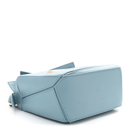 Loewe X HOWLS MOVING CASTLE Satin Calfskin Mini Heen Puzzle Bag Light Blue 4 of 9