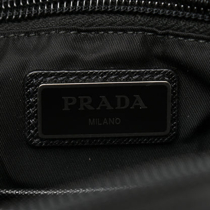 Prada Nylon Saffiano Racing Logo Backpack Black Yellow 6 of 10