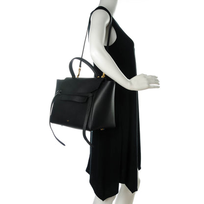 Celine Baby Grained Calfskin Mini Belt Bag Black 2 of 8