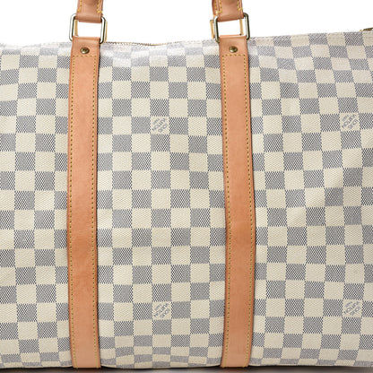 Louis Vuitton Damier Azur Keepall 50 14 of 15
