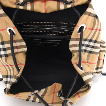 Burberry Nylon Vintage Check Medium Rucksack Backpack Antique Yellow 5 of 8