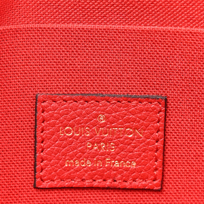 Louis Vuitton Empreinte Pochette Felicie Chain Wallet Scarlet 9 of 14