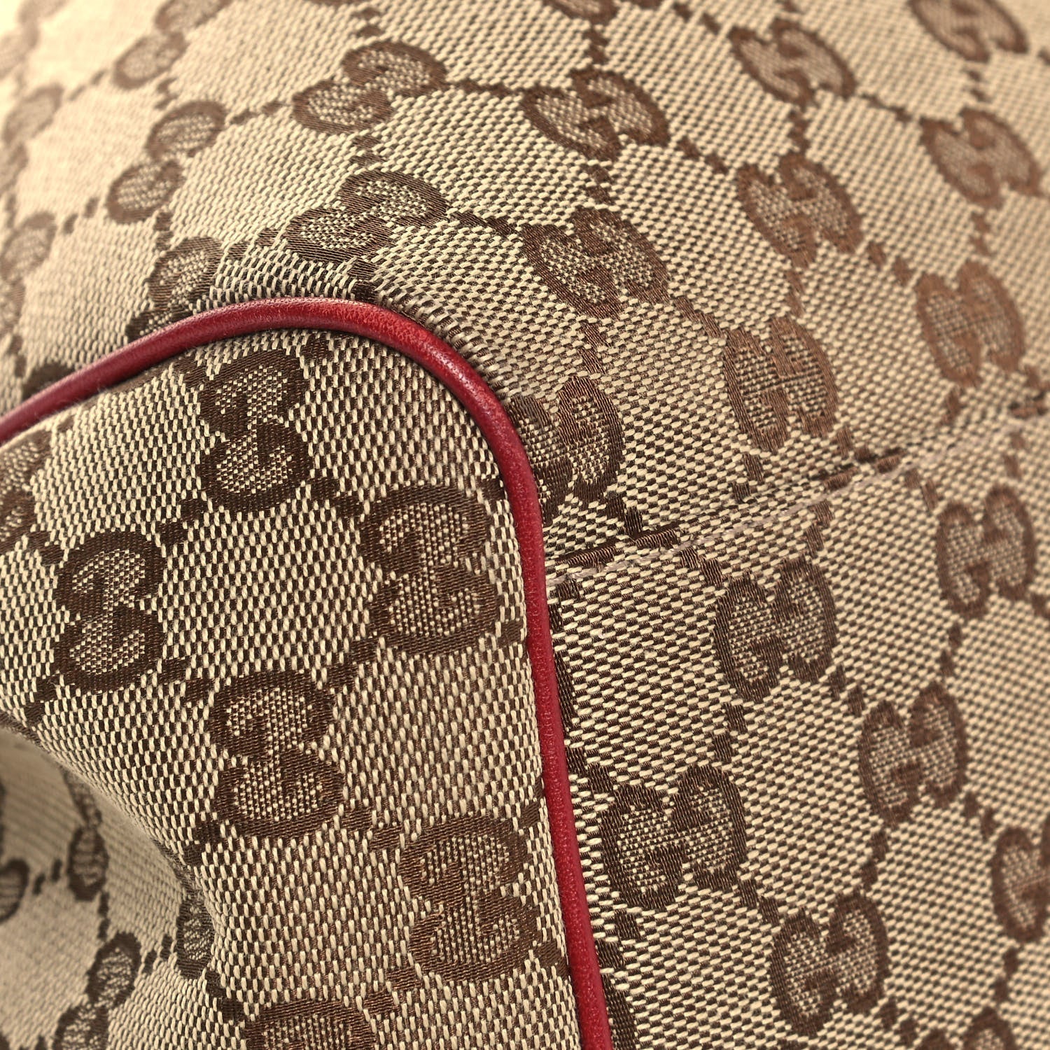 Gucci Monogram Large Sukey Tote Dark Red 9 of 12