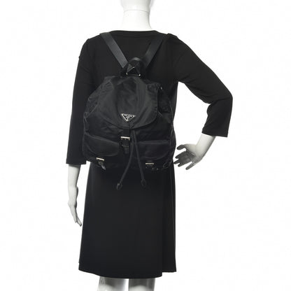 Prada Nylon Vela Medium Backpack Black 2 of 9
