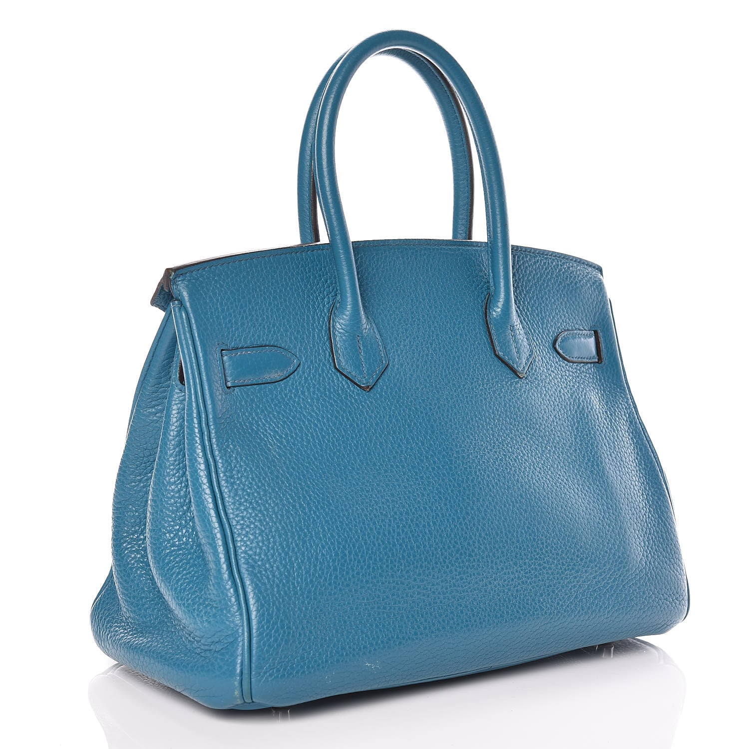 Hermes Taurillon Clemence Birkin 30 Bleu Izmir 3 of 34