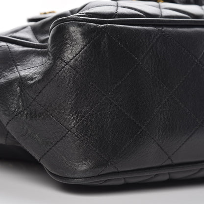 Chanel Lambskin Shopping Tote Black 11 of 12